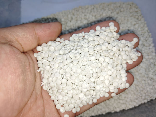 合肥白色HDPE再生塑料颗粒