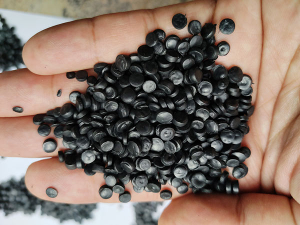 合肥再生塑料HDPE低压管道颗粒