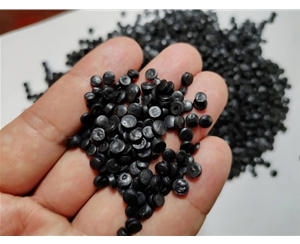 合肥黑色HDPE再生管道颗粒料